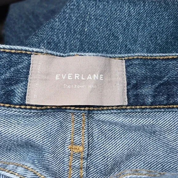 Everlane Women's High Rise Jeans - Blue - Picture 2 of 5